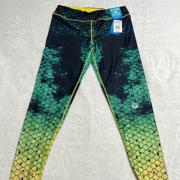 Pelagic Pants - Pelagic Maui Leggings Oceanflex Women's Leggings Dorado Green UV 50+